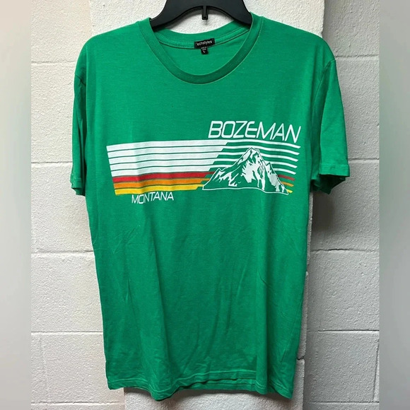Bozeman, Montana Shirt, Retro Mountain Unisex Bozeman T-shirt. - Picture 1 of 4